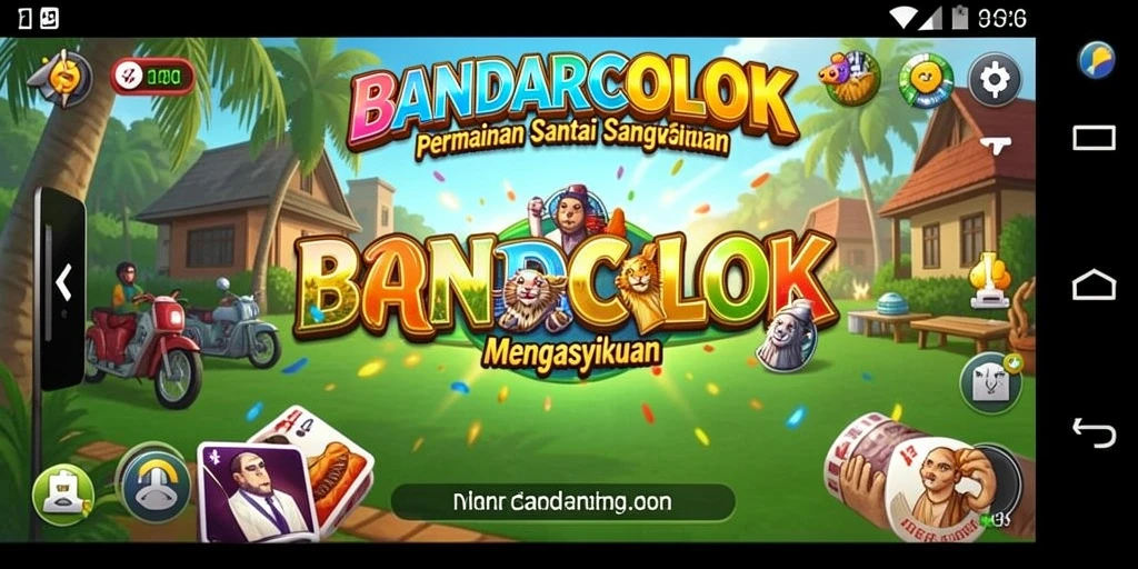 Screenshot menunjukkan gameplay seru dari BANDARCOLOK.