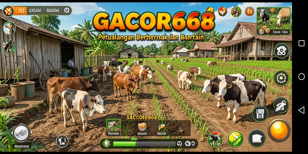 Tampilan layak dari gameplay GACOR668 yang penuh warna dan interaktif.