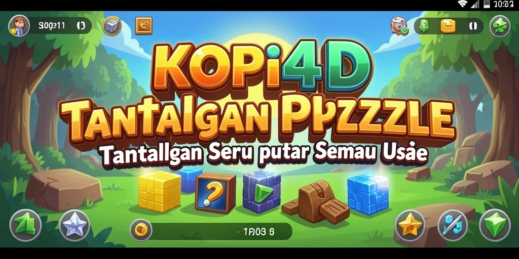 Tampilan gameplay KOPI4D yang penuh tantangan dan seru.