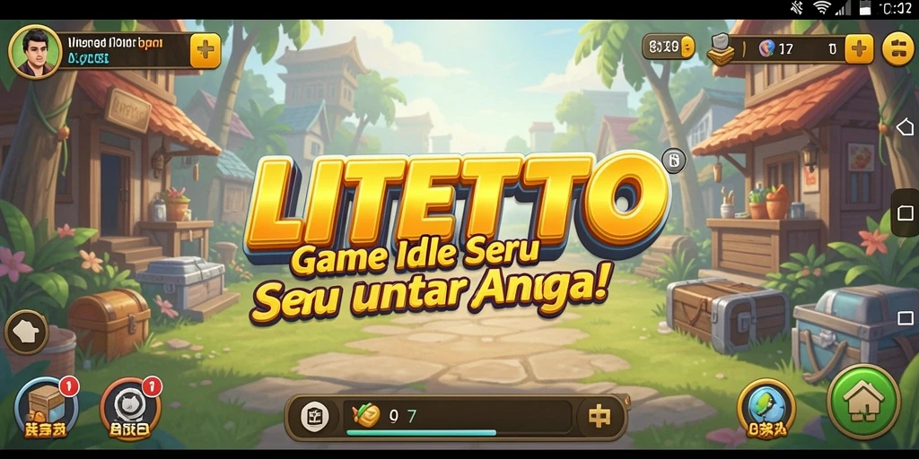 Tampilan gameplay LITETOTO yang menarik dan penuh warna.