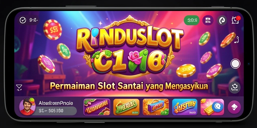 Screenshot gameplay RINDUSLOT yang penuh warna dan menarik.