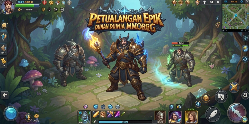 Screenshot gameplay VM108 yang menampilkan pertarungan epik antar pemain.